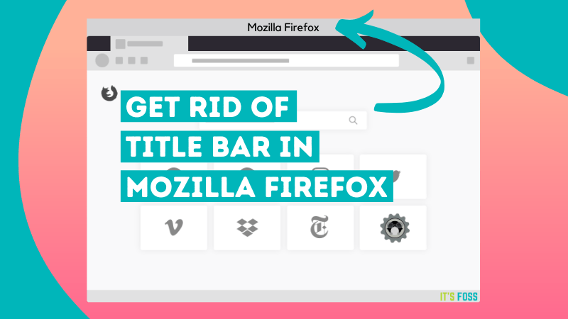 删除标題欄Firefox