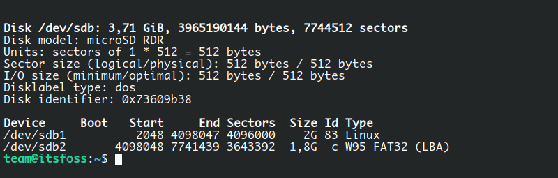 在 Linux 中(zhōng)使用 fdisk 進行分(fēn)區